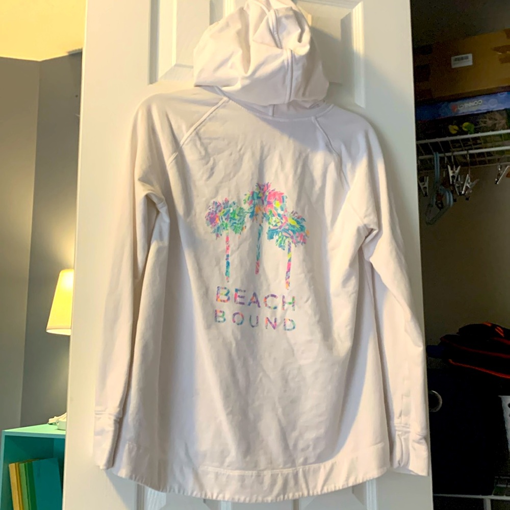 Lilly Pulitzer Beach Bound Zip Hoodie Medium